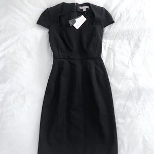 Banana Republic Black Sloan Dress 00P Petite NWT